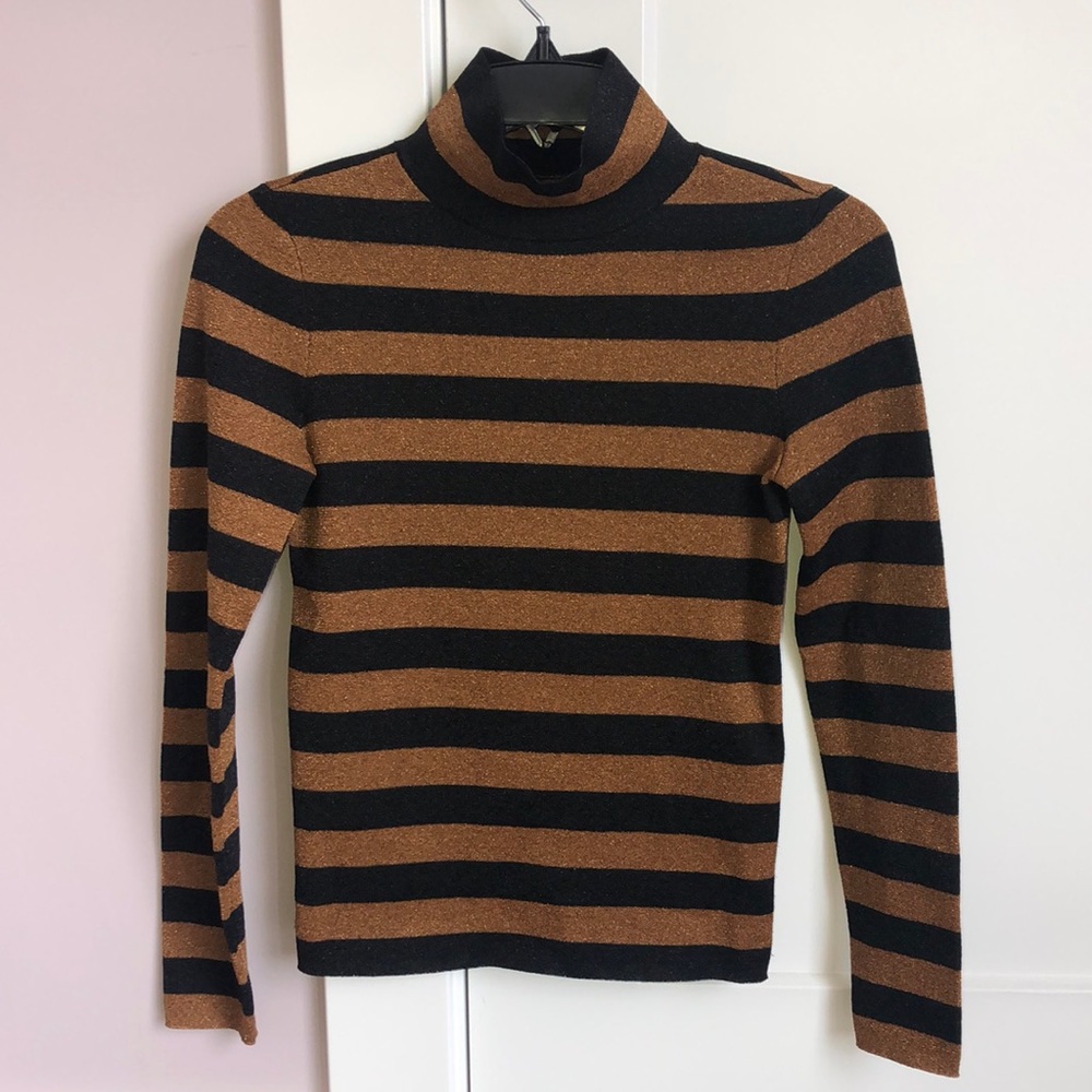 Alice and Olivia striped turtleneck